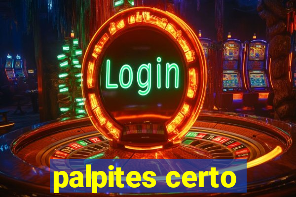 palpites certo